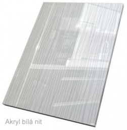 Akryl bílá nit
